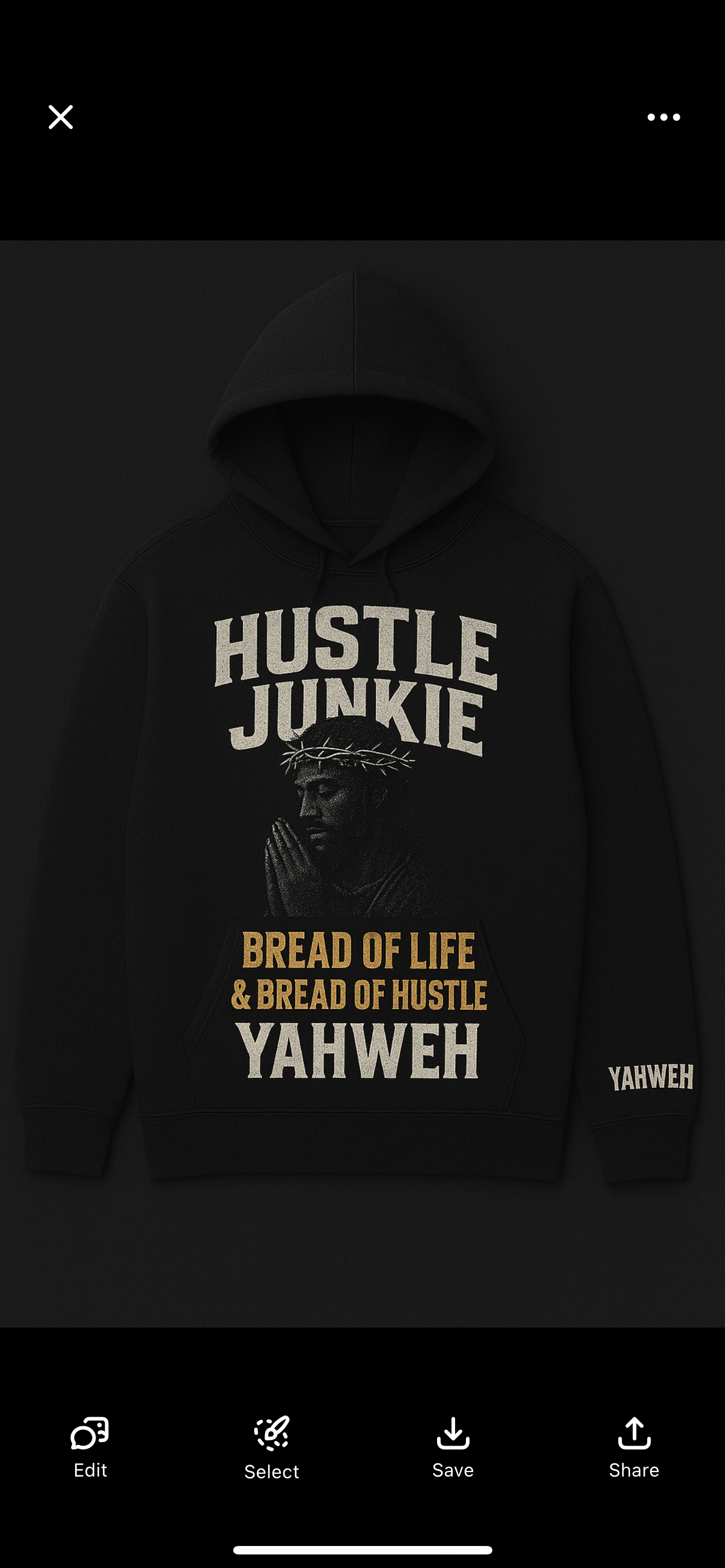 Hu$tle Junkie: Yahweh season hoodie