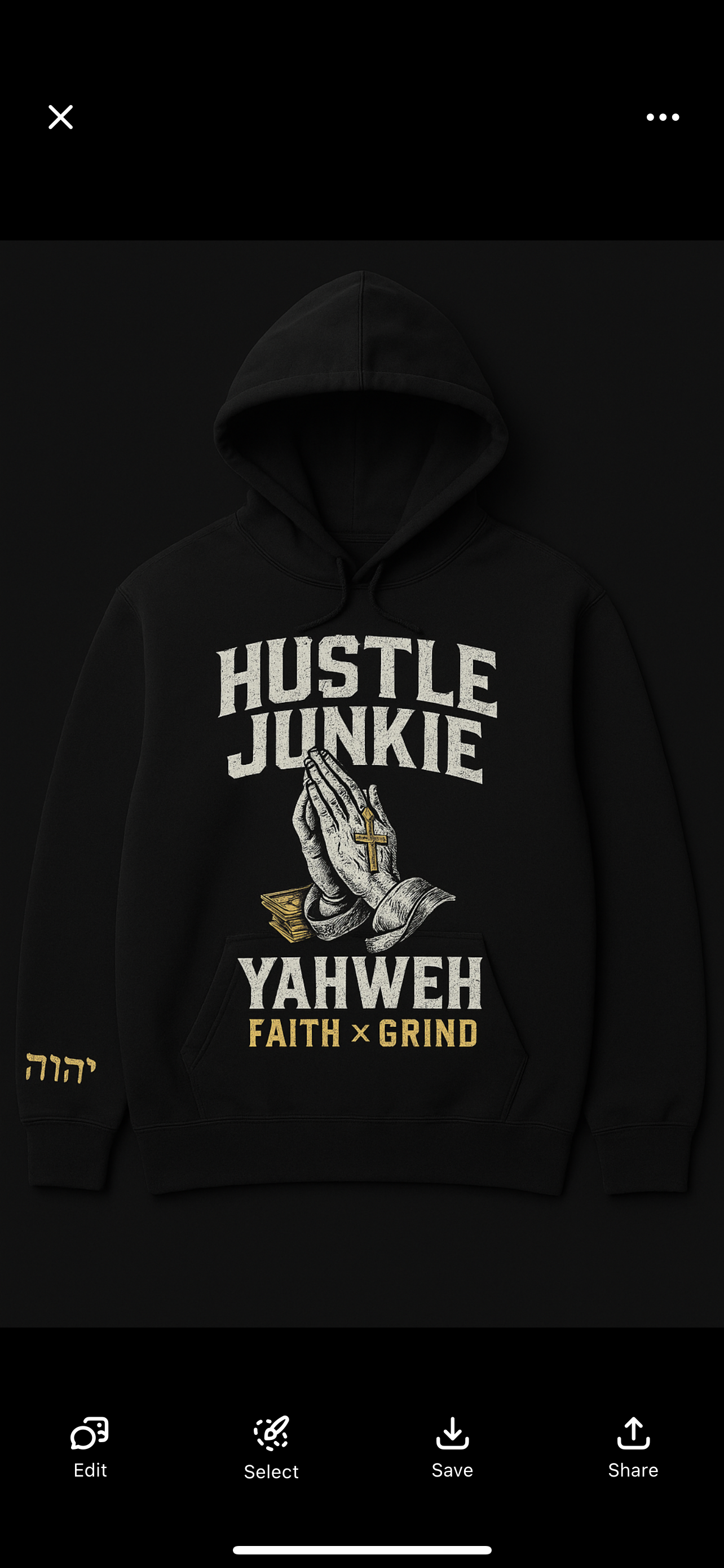 Hu$tle Junkie : Faith x Grind YAHWEH season