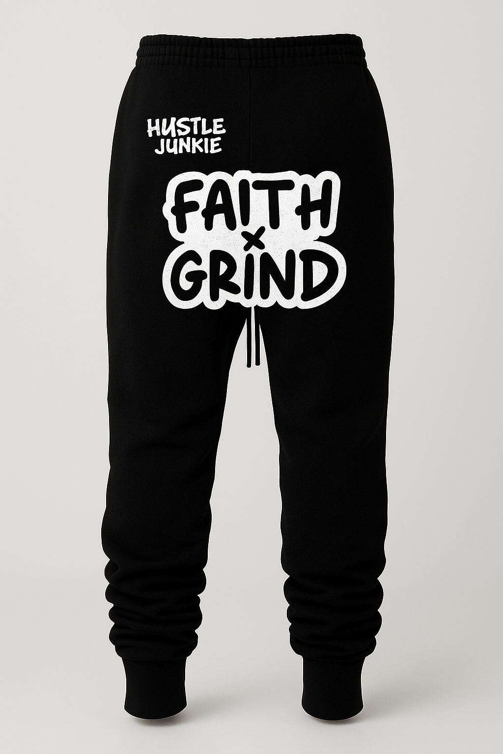 Hu$tle Junkie : Faith x Grind joggers